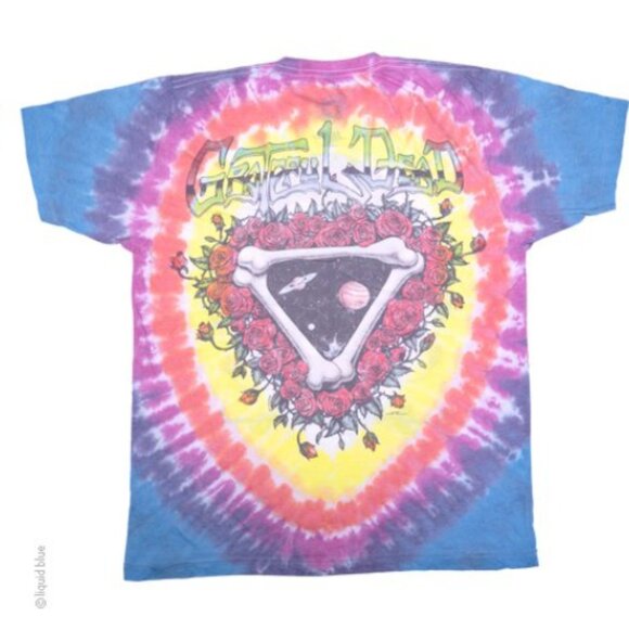 Grateful Dead Space Your Face Signed 2000 Vintage T Shirt - Faded Large  Box Lb2 - Picture 5 of 9